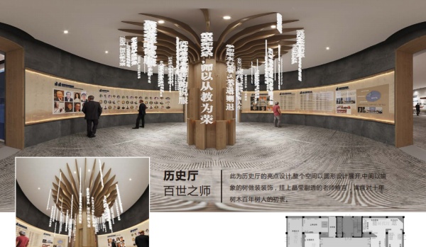 人文科技學(xué)院校史館設(shè)計(jì)