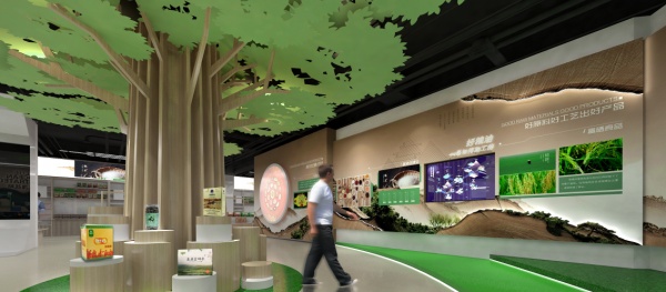 糧油展銷中心展廳設(shè)計
