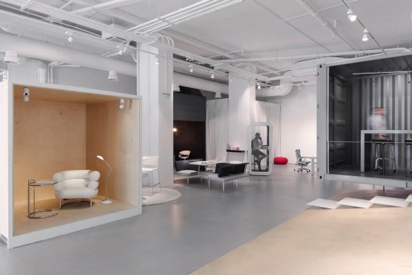 辦公家具展廳設(shè)計案例