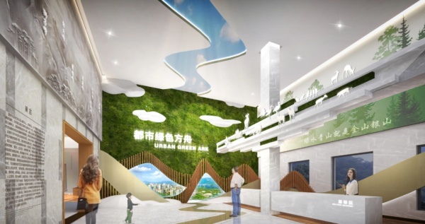 環(huán)保企業(yè)展廳設計