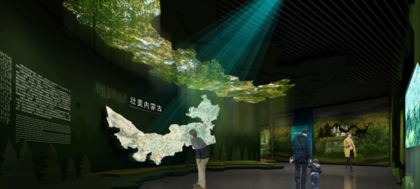 環(huán)保企業(yè)展廳設計