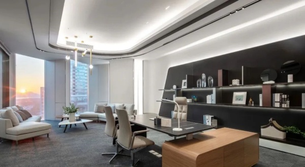 萬科濱海云中心辦公展廳設計