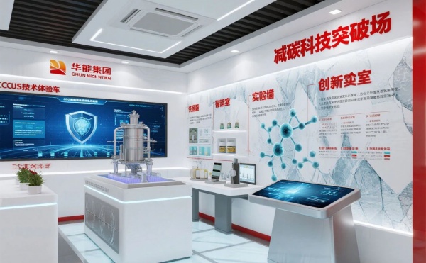 華能環保科技展廳里能摸到風、看到魚，還能穿越到 2050