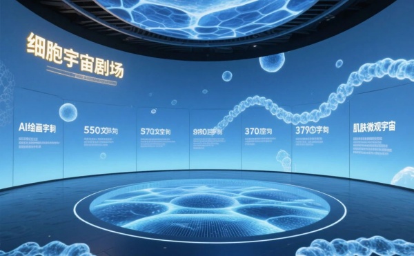 美妝行業(yè)科技展廳設(shè)計(jì)