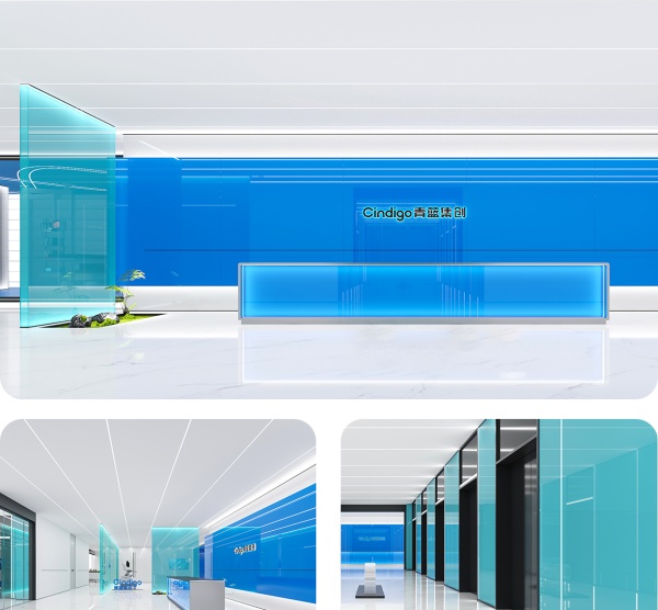 青藍集創醫療設備展廳設計