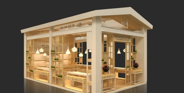 展廳設計以自然為韻，打造溫馨質感空間