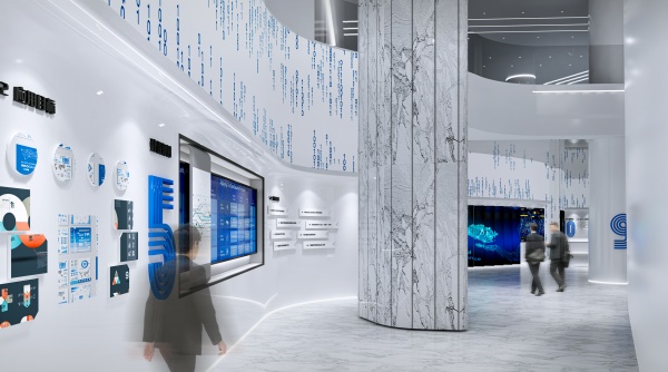 中科南京軟件技術研究院企業(yè)文化展廳設計