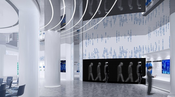 中科南京軟件技術研究院企業(yè)文化展廳設計