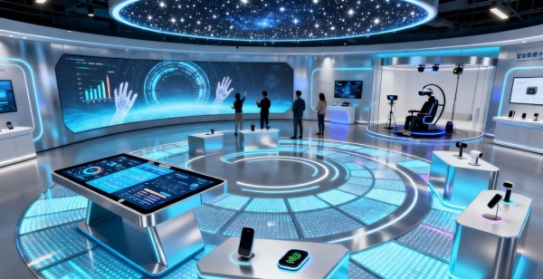 智能硬件企業展廳設計怎么做才能凸顯科技先鋒感？