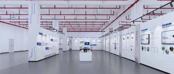 智能無人系統企業展廳設計施工