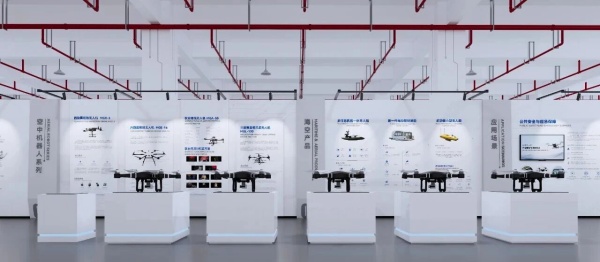 智能無人系統企業展廳設計施工