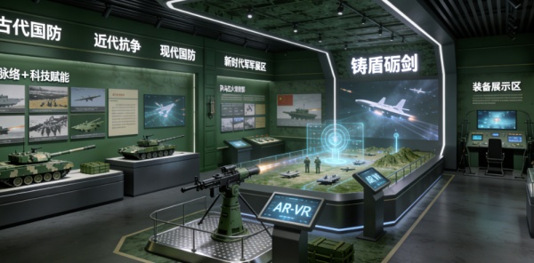軍事展廳的沉浸式設計與國防教育使命