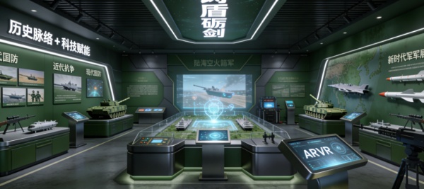 軍事展廳的沉浸式設計與國防教育使命