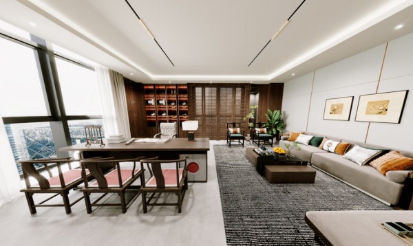 現代辦公室展廳設計