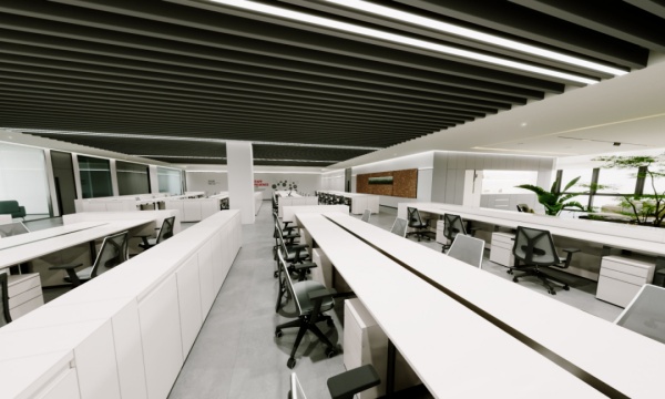 現代辦公室展廳設計